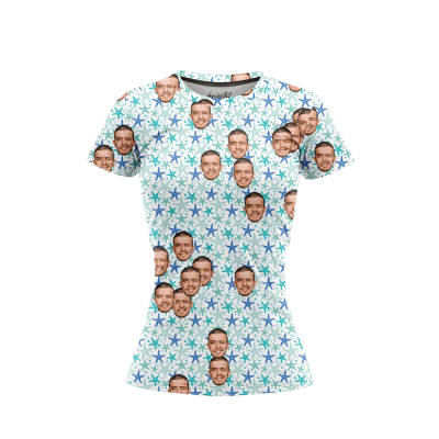 Aqua Marine  Women’s Face It T-Shirt