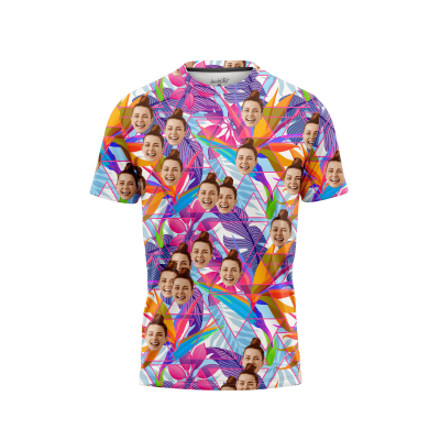 Neon Party Men’s Face It T-Shirt