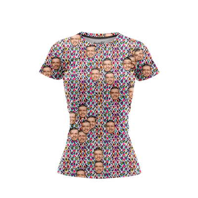 Summer Leopard Women’s Face It T-Shirt