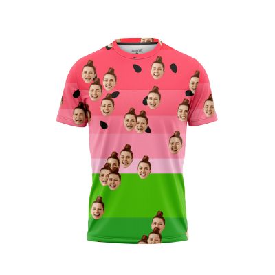 Watermelon Candy Men’s Face It T-Shirt