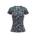 Blue Holly Leaves & Berries Women’s T-Shirt