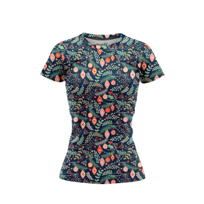 Blue Xmas Decorations Women’s T-Shirt
