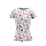 Cartoon Santa Women’s T-Shirt