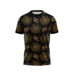 Golden Holly Leaves Men’s T-Shirt