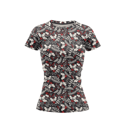 Holly Leaves and Berries Women’s T-Shirt