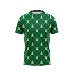 Knitted Green Xmas Trees Men’s T-Shirt