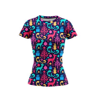 Neon Xmas Women’s T-Shirt