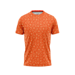 Orange Xmas Bells & Cookies Men’s T-Shirt