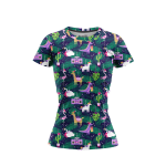 Purple Dino Xmas Women’s T-Shirt