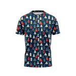 Red & Blue Xmas Trees Men’s T-Shirt