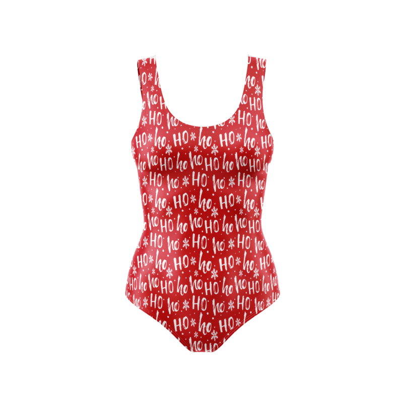 Red Ho Ho Ho BodysuitFront 40