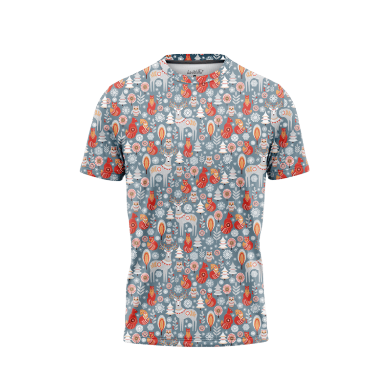 Scandinavian Xmas Men’s Pajama T-Shirt