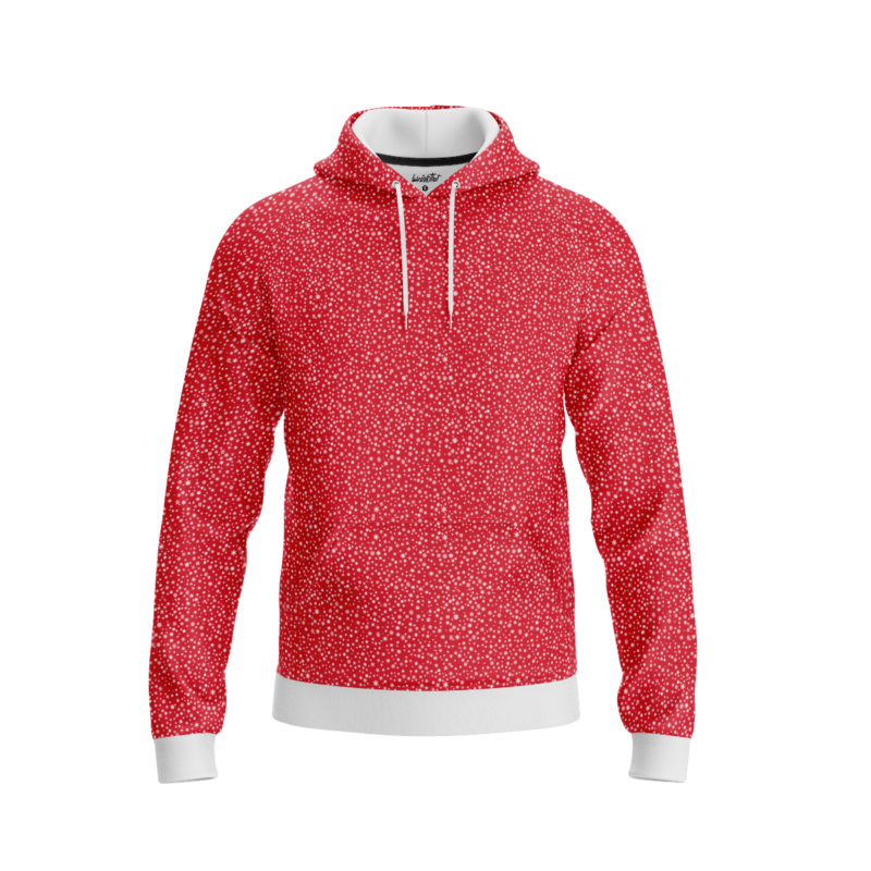 Snowflakes over Red HoodieFront 46