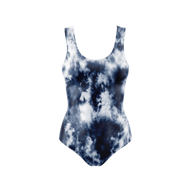 Black Tie Dye BodysuitFront