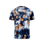 Black Tie Dye Men’s Face It T-Shirt