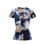Black Tie Dye Women’s Face It T-Shirt