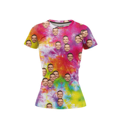 Bleach Tie Dye Women’s Face It T-Shirt