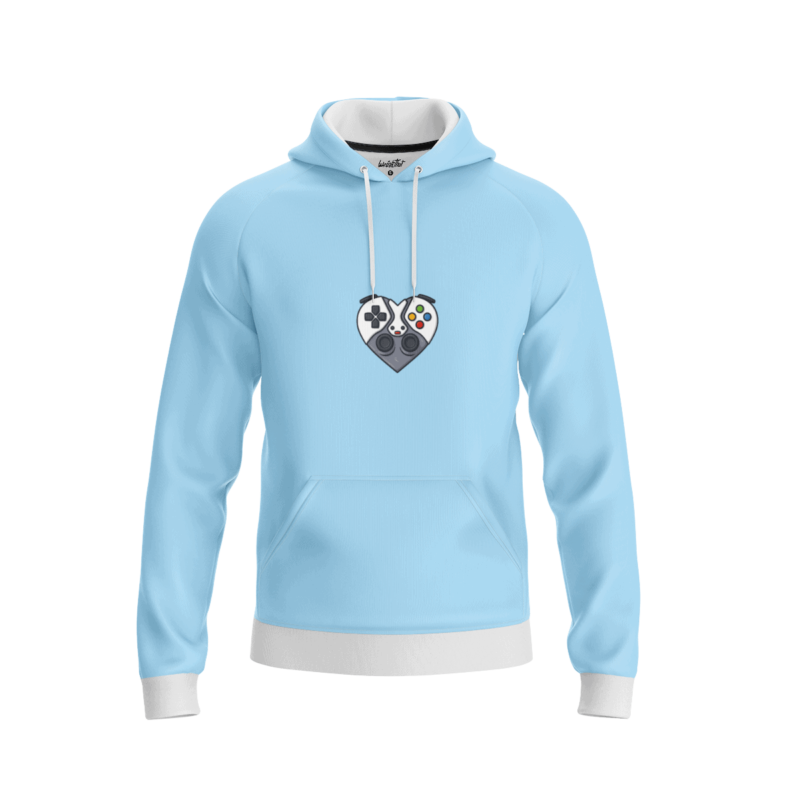 Gamer heart HoodieFront