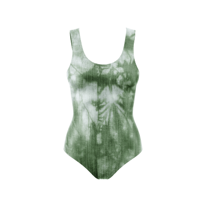 Green Tie Dye Bodysuit