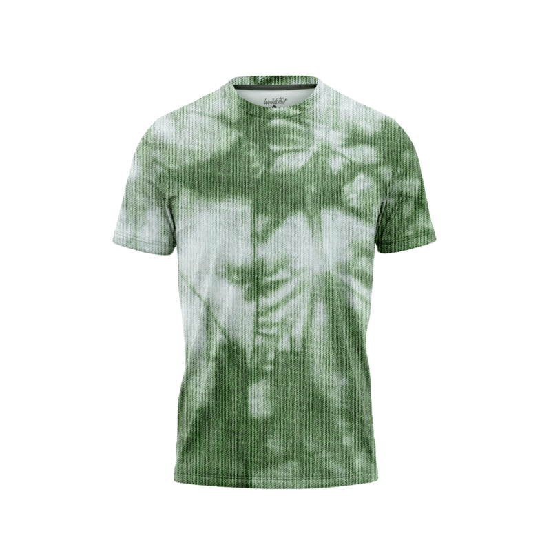 Green Tie Dye MenFront