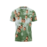 Green Tie Dye Men’s Face It T-Shirt