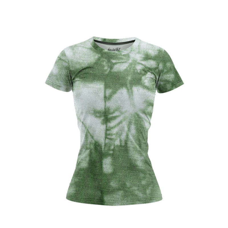 Green Tie Dye WomenFront