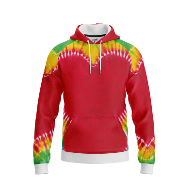 Heart Tie Dye Hoodie