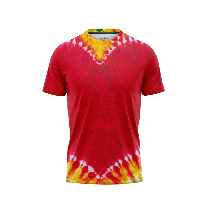 Heart Tie Dye MenFront