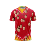 Heart Tie Dye Men’s Face It T-Shirt