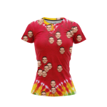 Heart Tie Dye Women’s Face It T-Shirt