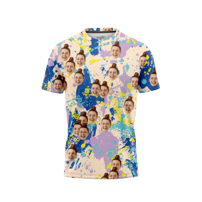 Kids Tie Dye Men’s Face It T-Shirt