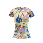 Kids Tie Dye Women’s Face It T-Shirt