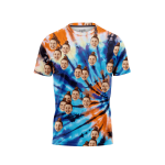 Mardi Gras Tie Dye Men’s Face It T-Shirt