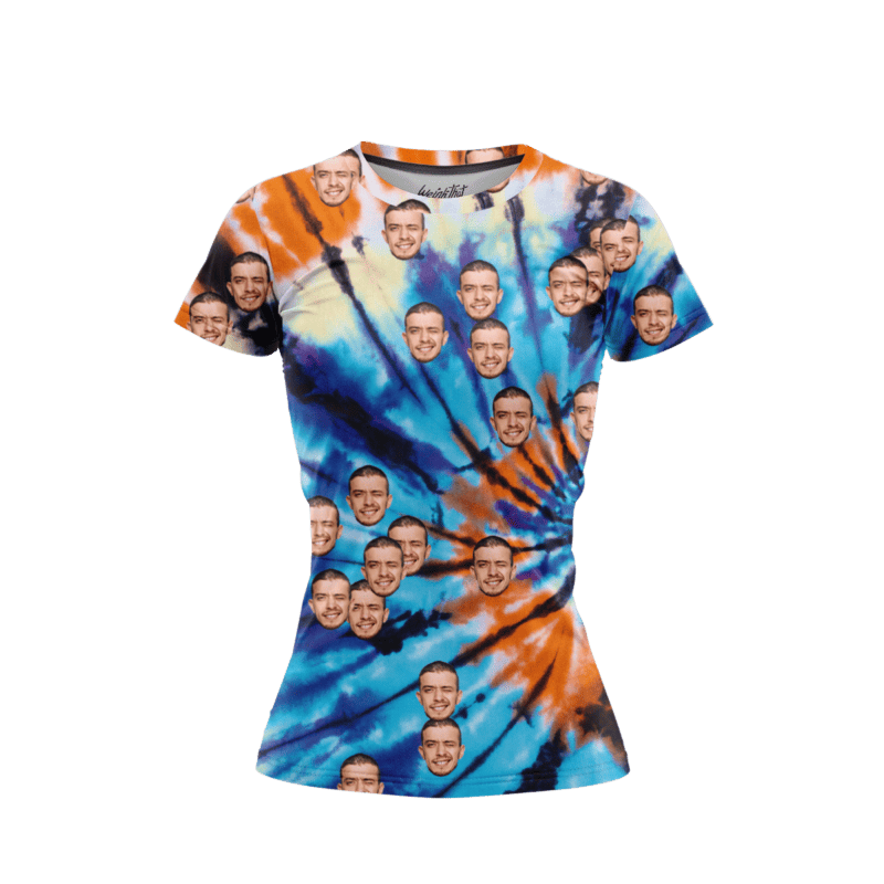 Mardi Gras Tie Dye WomenFront FaceIt