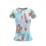 Neon Tie Dye Women’s Face It T-Shirt