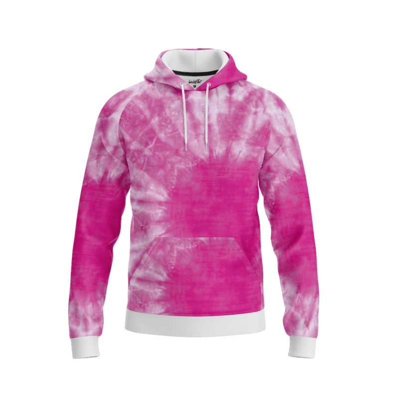 Pink Tie Dye HoodieFront