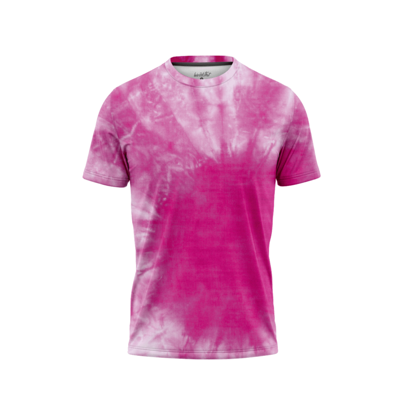 Pink Tie Dye MenFront