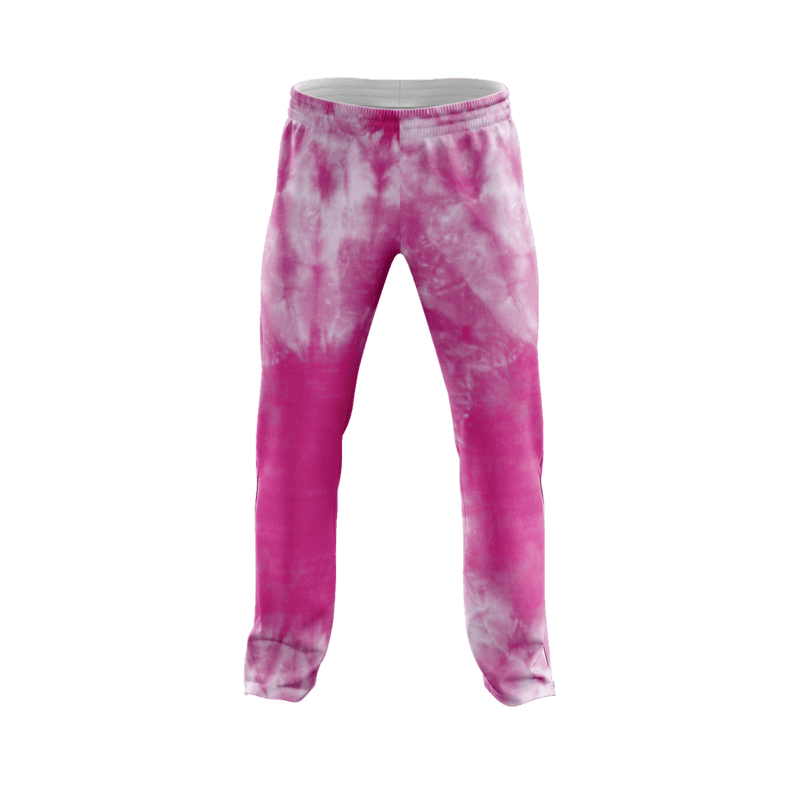 Pink Tie Dye PajamaPantsFront