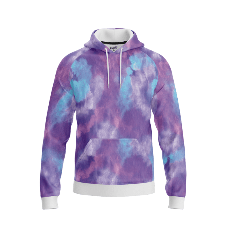 Purple Tie Dye HoodieFront