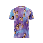 Purple Tie Dye Men’s Face It T-Shirt