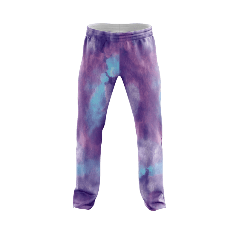 Purple Tie Dye PajamaPantsFront