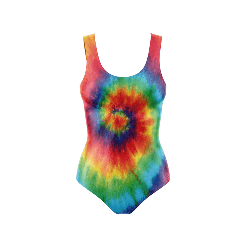 Rainbow Tie Dye BodysuitFront