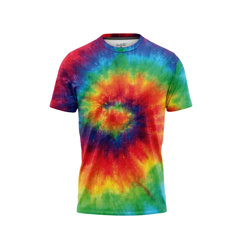 Rainbow Tie Dye MenFront