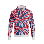 Red Tie Dye Hoodie