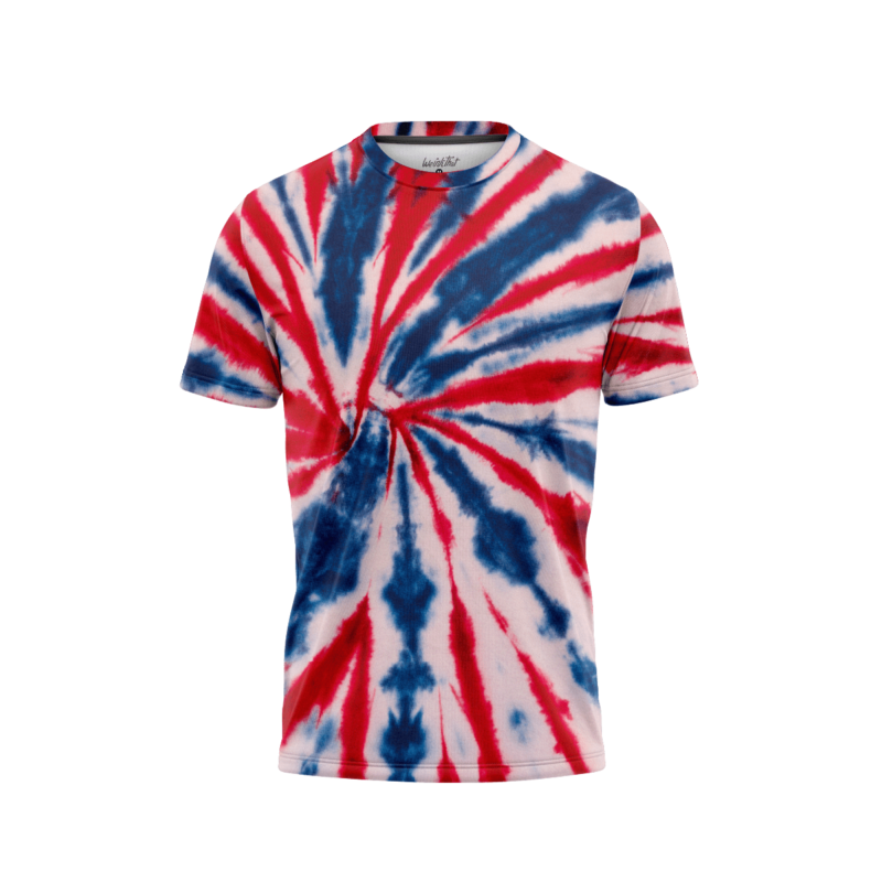 Red Tie Dye MenFront