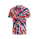 Red Tie Dye Men’s Face It T-Shirt