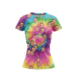 Spiral Tie Dye Women’s Face It T-Shirt