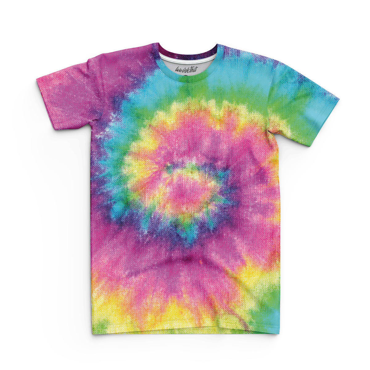 Blue Tie Dye Shirt / Adult Mens T Shirt Including Plus Sizes / Groovy  Fathers Day Shirt / Spiral Design