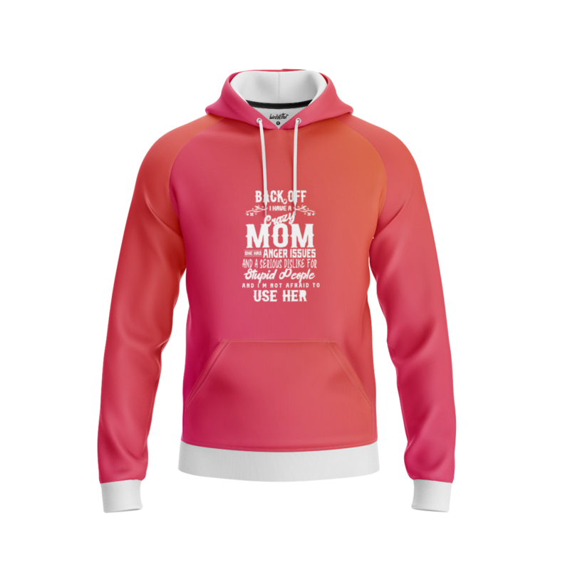 Crazy Mom HoodieFront