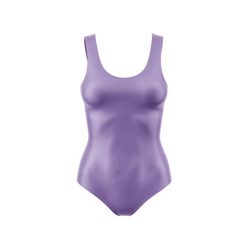 Lavender BodysuitFront